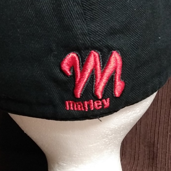 Vintage Bob Marley Embroidered Ball Cap & Wristband Set - Picture 6 of 16